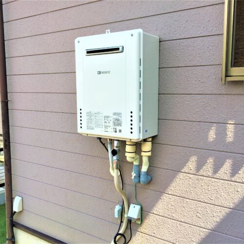 若松区高須東 給湯器交換 作業後1